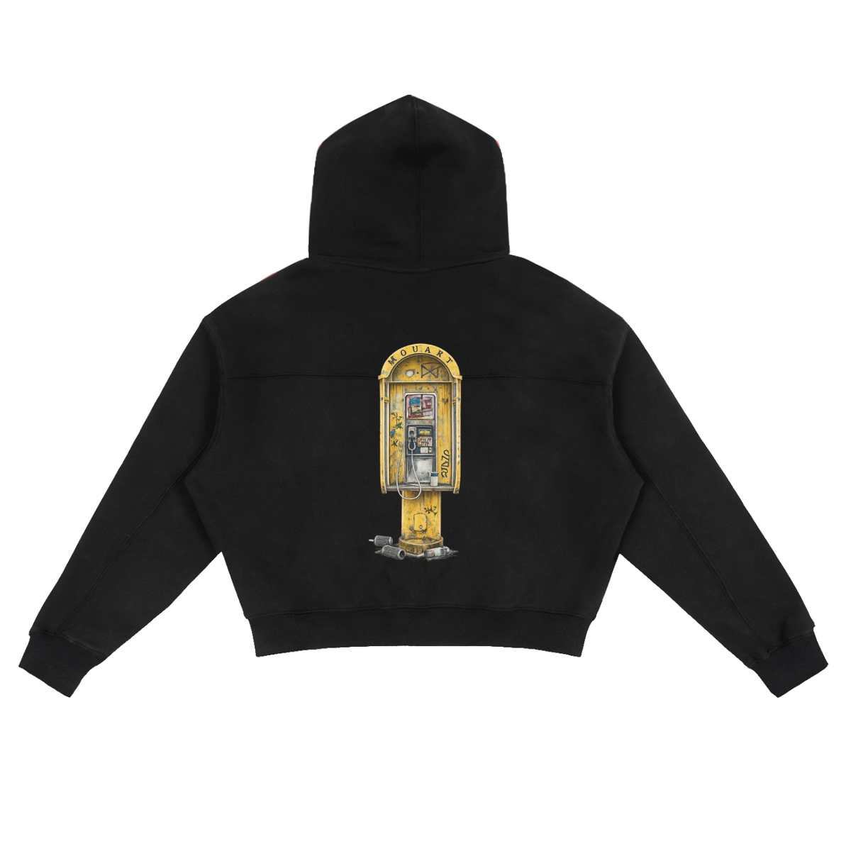 The Phone Booth Boxy Zip-Up