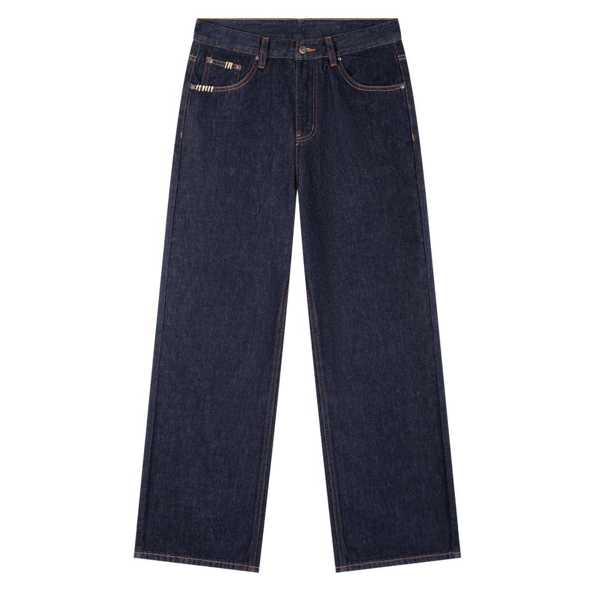 Casually Confident Straight Leg Denim Jeans