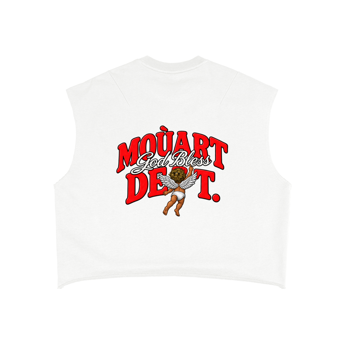God Bless French Terry Boxy Tank Top