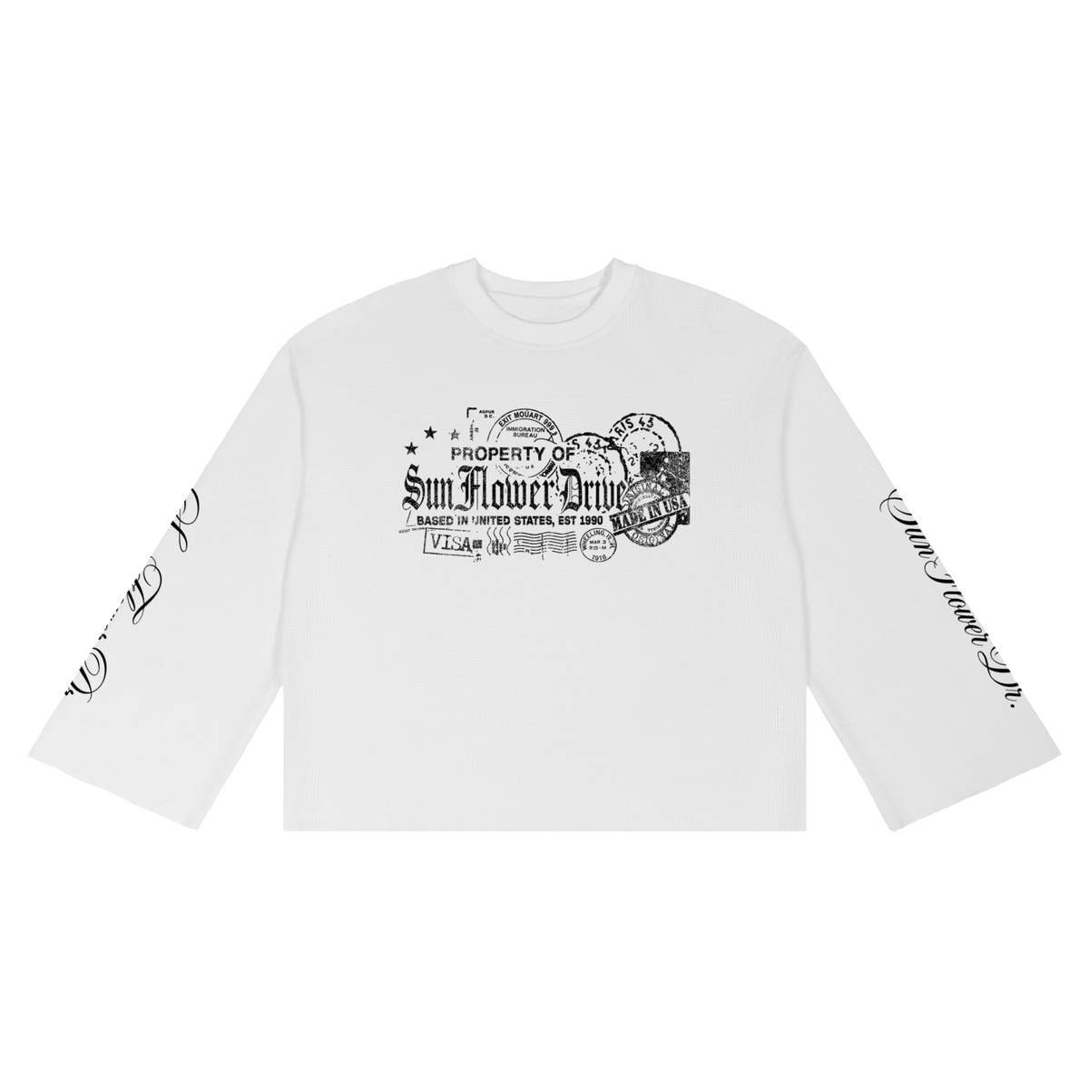 Make America Love Again Raw Edge Waffle T-Shirt