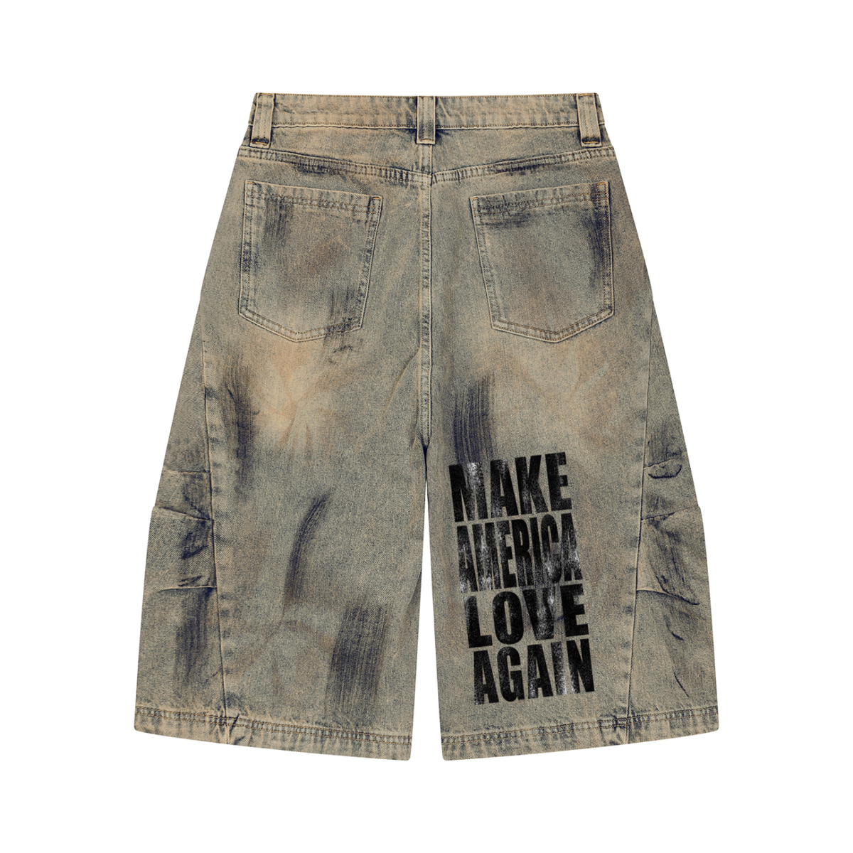 Make America Love Again Vintage Wash Demin Jeans