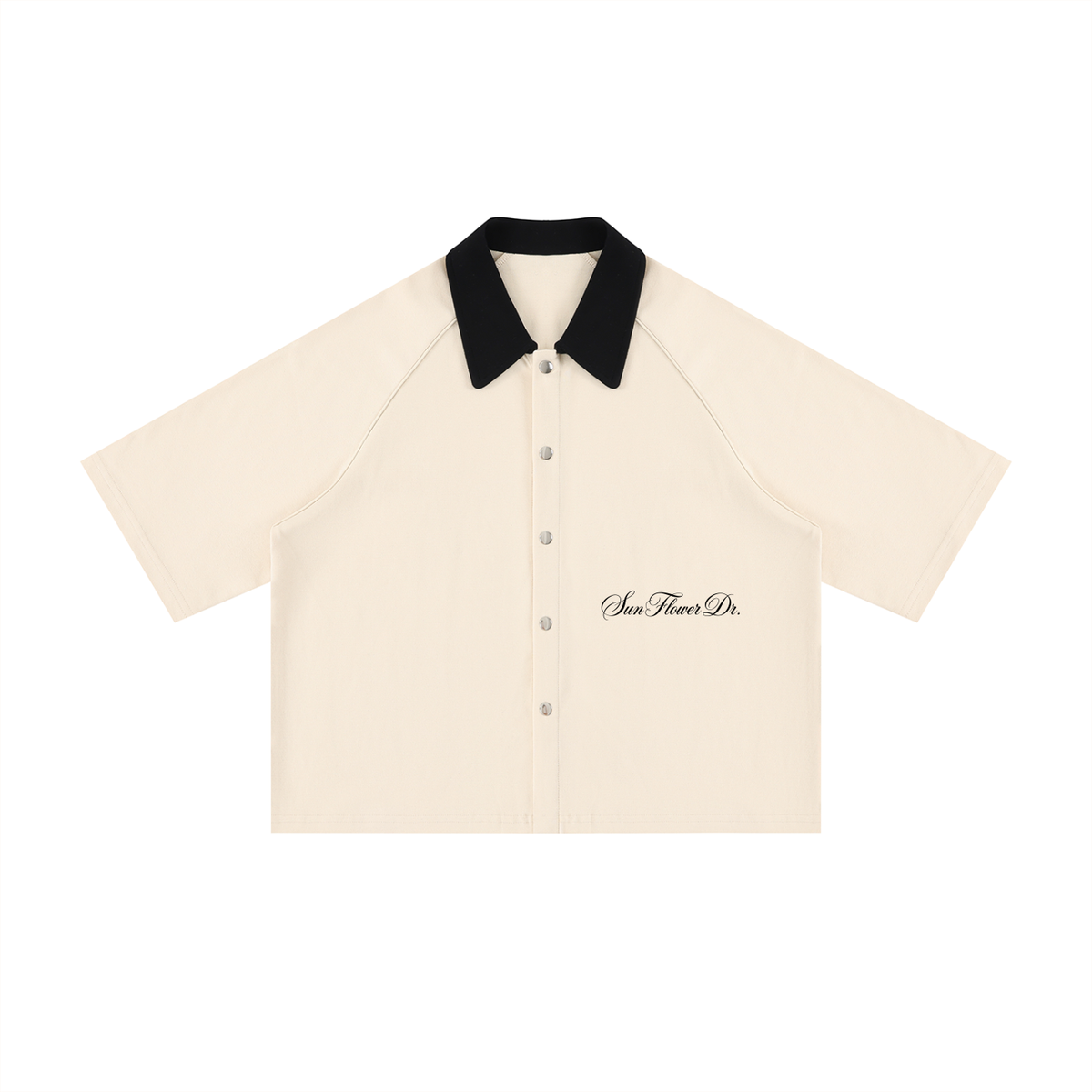 Color Palette Bags Unisex Color Block Boxy Short Sleeve Shirt