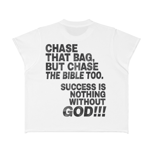 Success is nothing w/o God Boxy Raw Edge T-Shirt