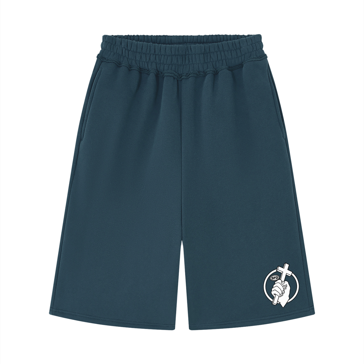 SunFlower Dr. Raw Edge Fleece Shorts