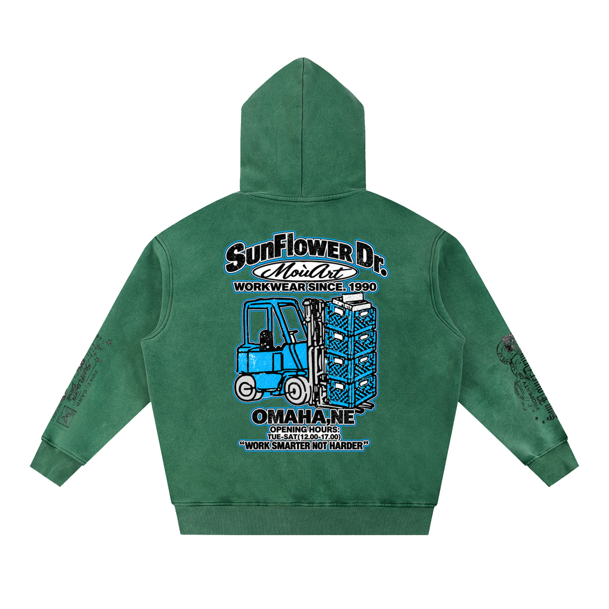Sunflower Dr. Fleece Oversize Hoodie
