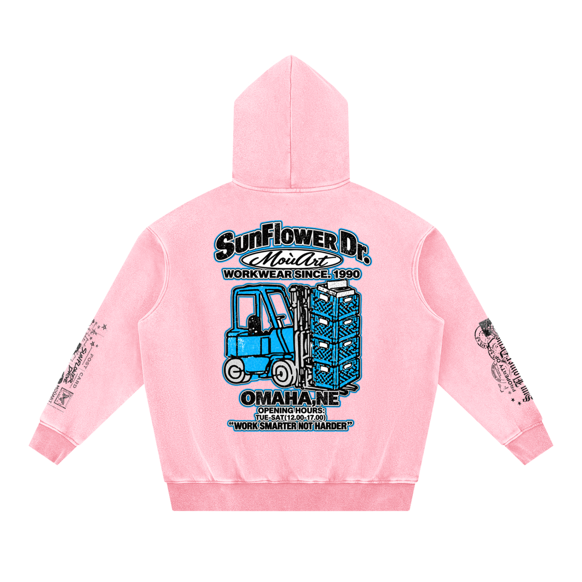 Sunflower Dr. Fleece Oversize Hoodie