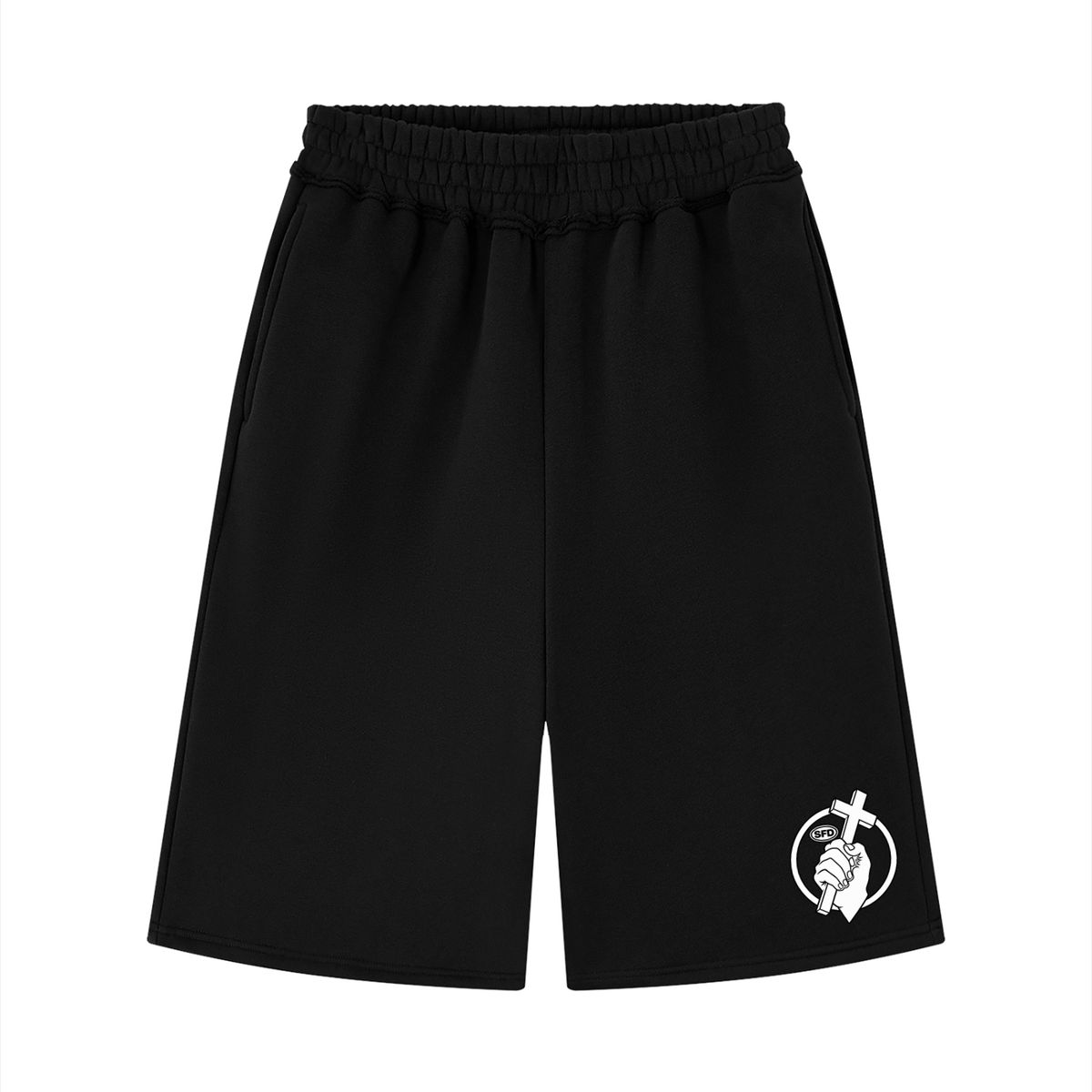 SunFlower Dr. Raw Edge Fleece Shorts