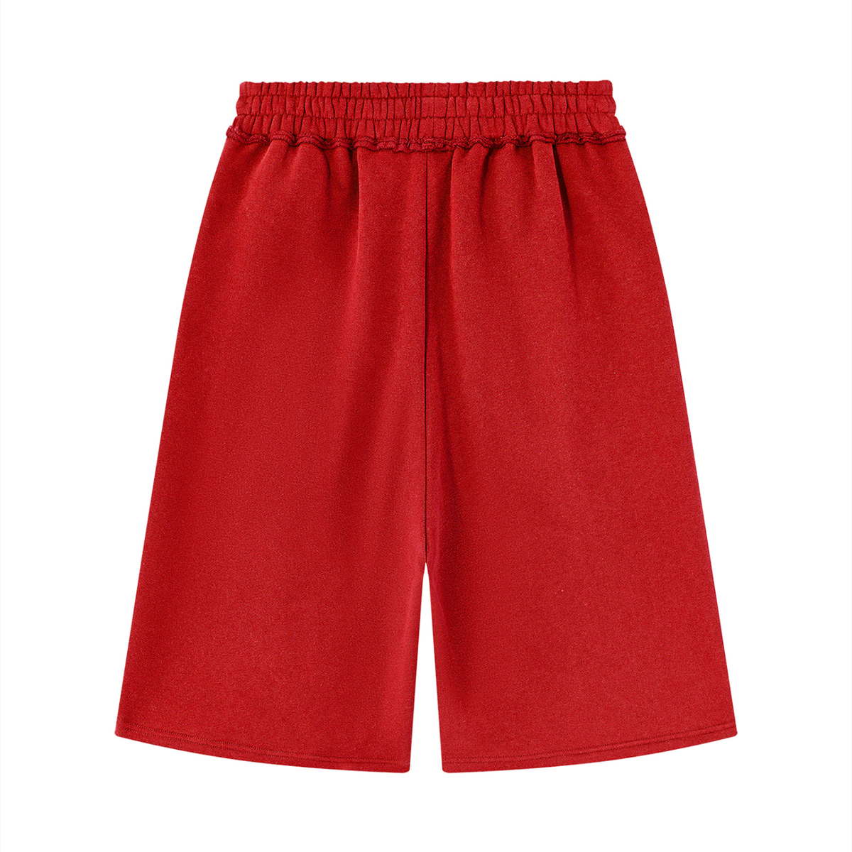“Sports Dept.” Unisex Raw Edge Fleece Shorts