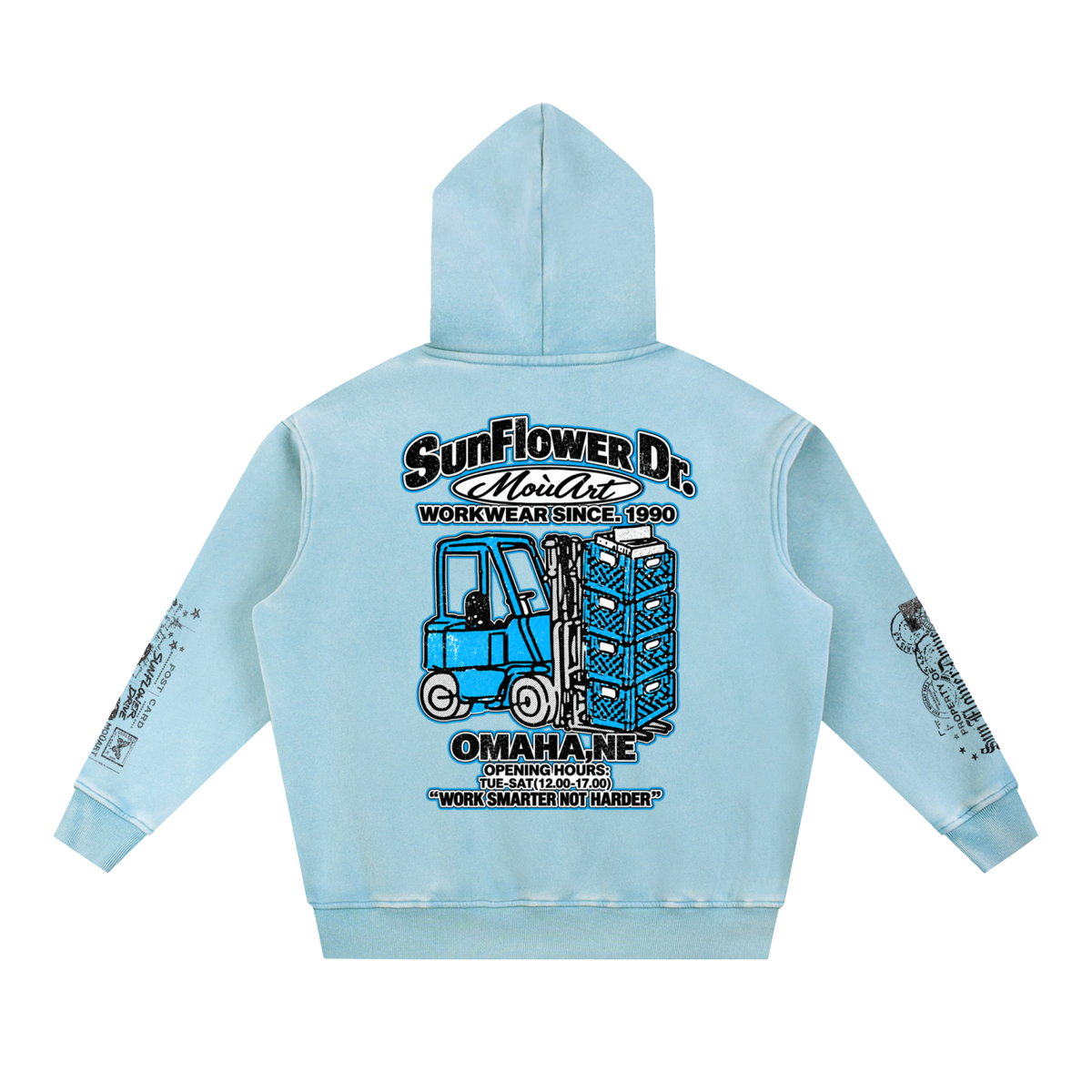 Sunflower Dr. Fleece Oversize Hoodie