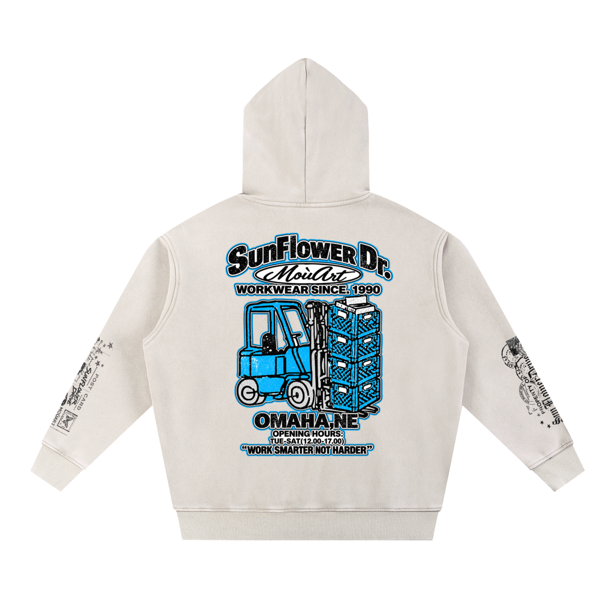 Sunflower Dr. Fleece Oversize Hoodie