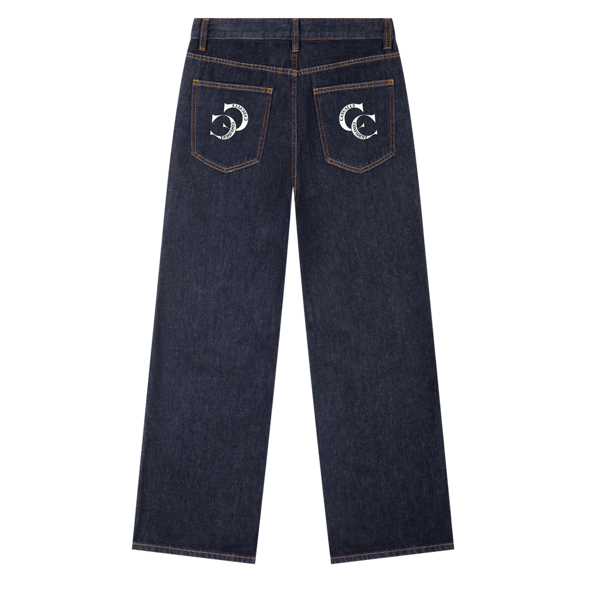 Casually Confident Straight Leg Denim Jeans