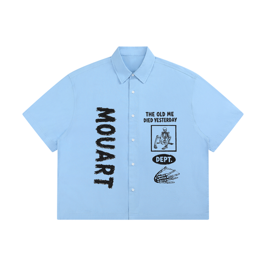 The Old Me Died Yesterday Boxy Short Sleeve Shirt