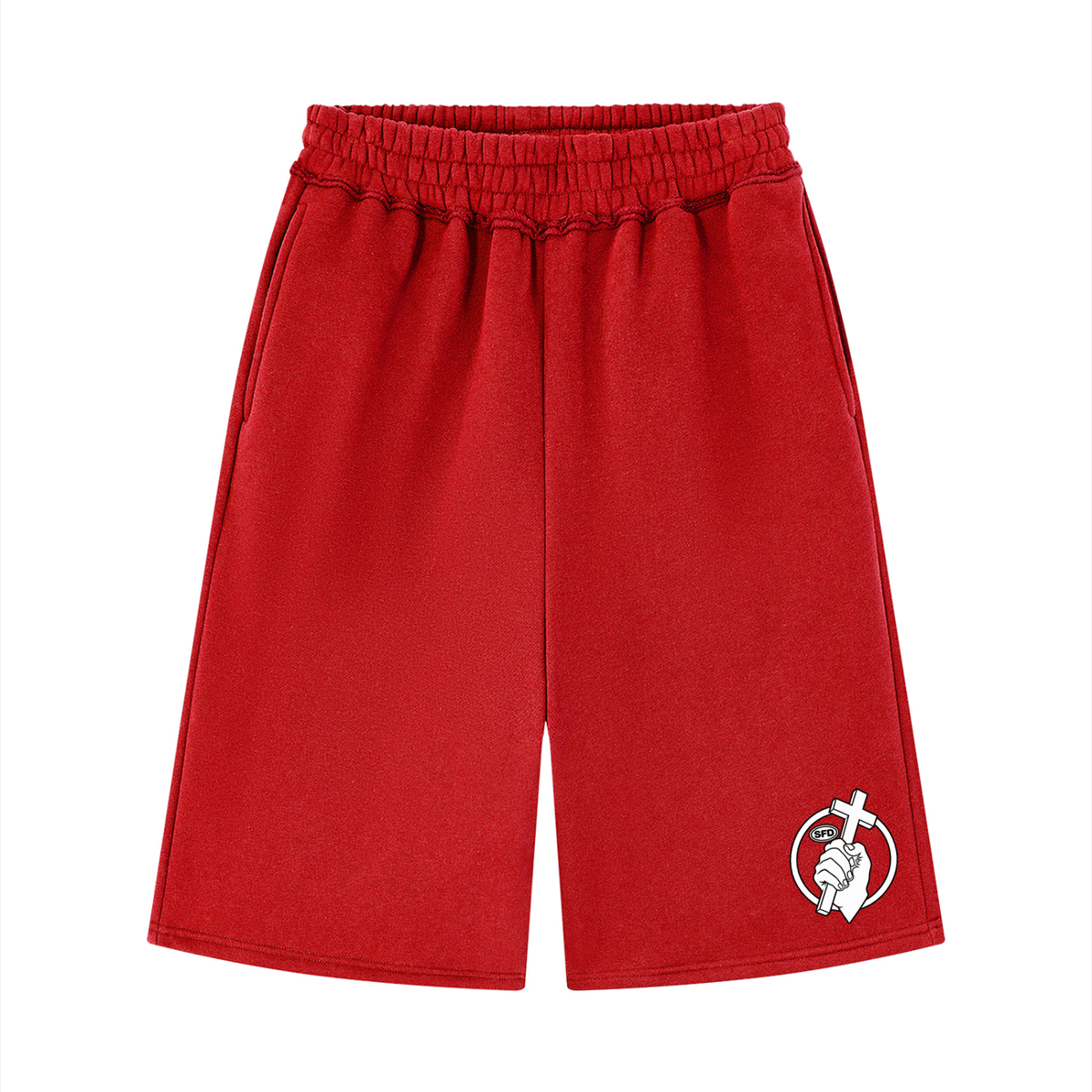 SunFlower Dr. Raw Edge Fleece Shorts