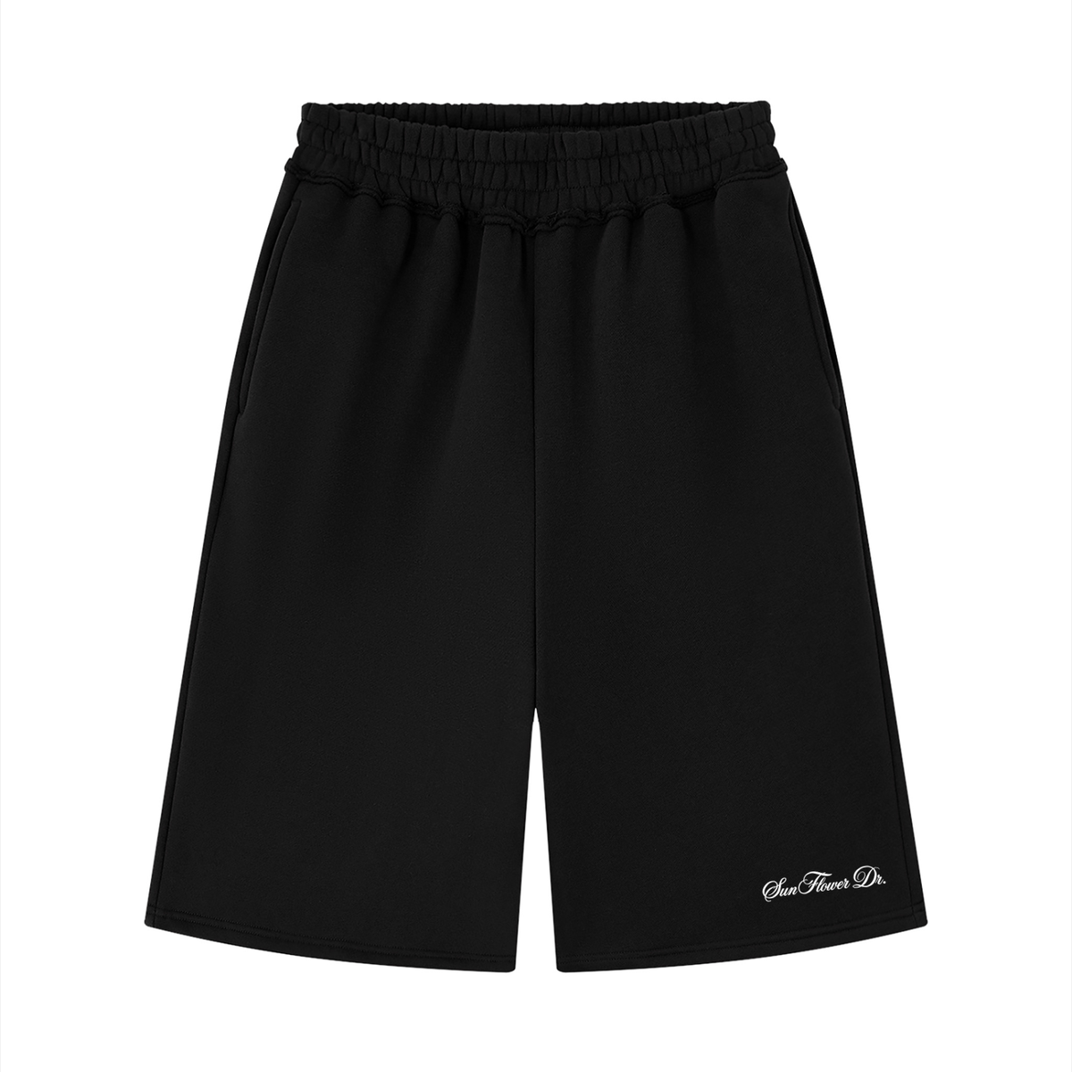 “Sports Dept.” Unisex Raw Edge Fleece Shorts