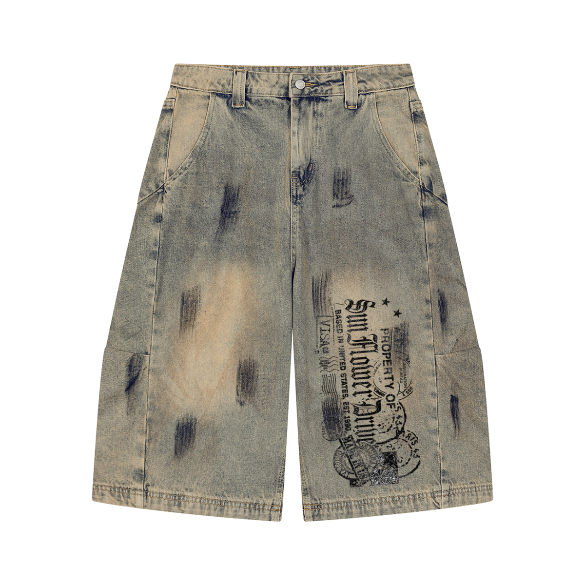 Make America Love Again Vintage Wash Demin Jeans