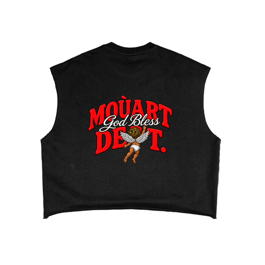 God Bless French Terry Boxy Tank Top